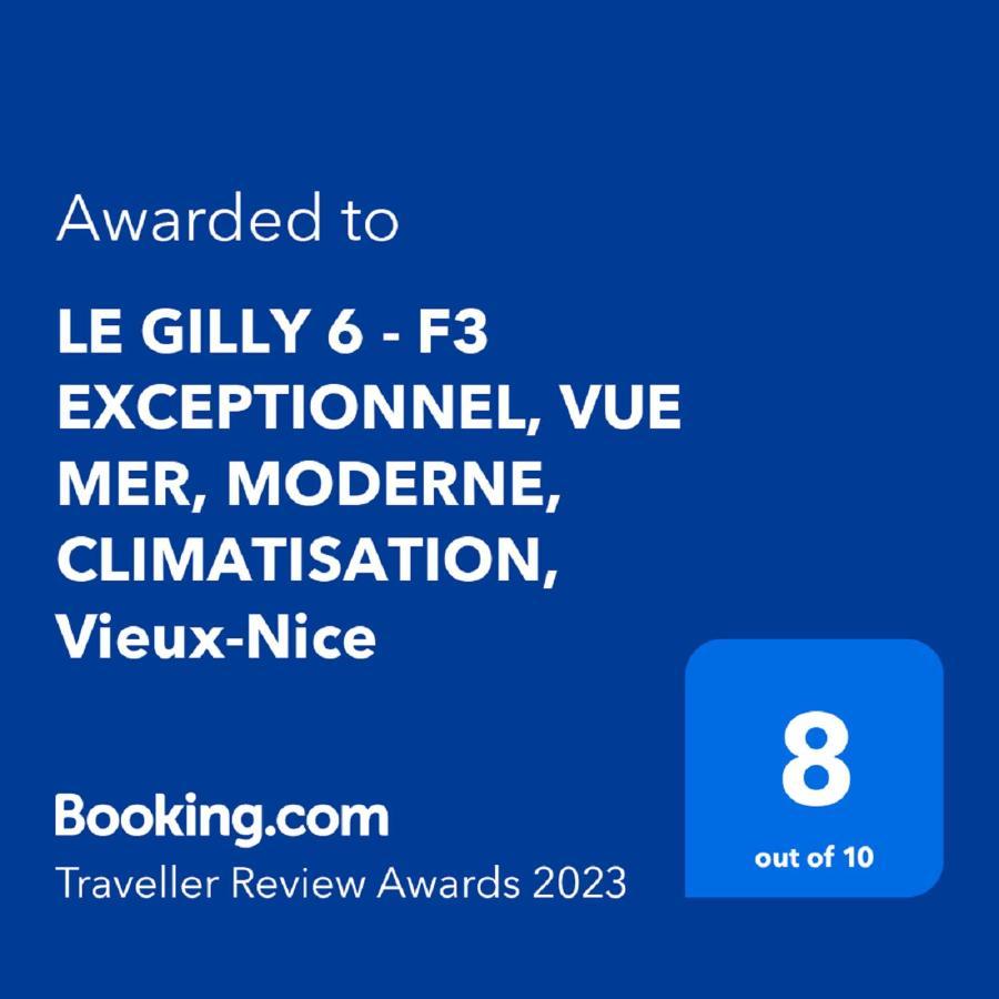 Le Gilly 6 - F3 Exceptionnel, Vue Mer, Moderne, Climatisation, Vieux-نيس المظهر الخارجي الصورة